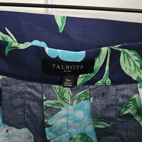 NWOT Talbots The Piper Pleated Midi Skirt- Stunning Floral - Picture 4 of 6